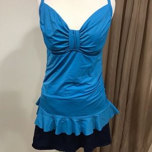 Lands End two piece swimsuit
